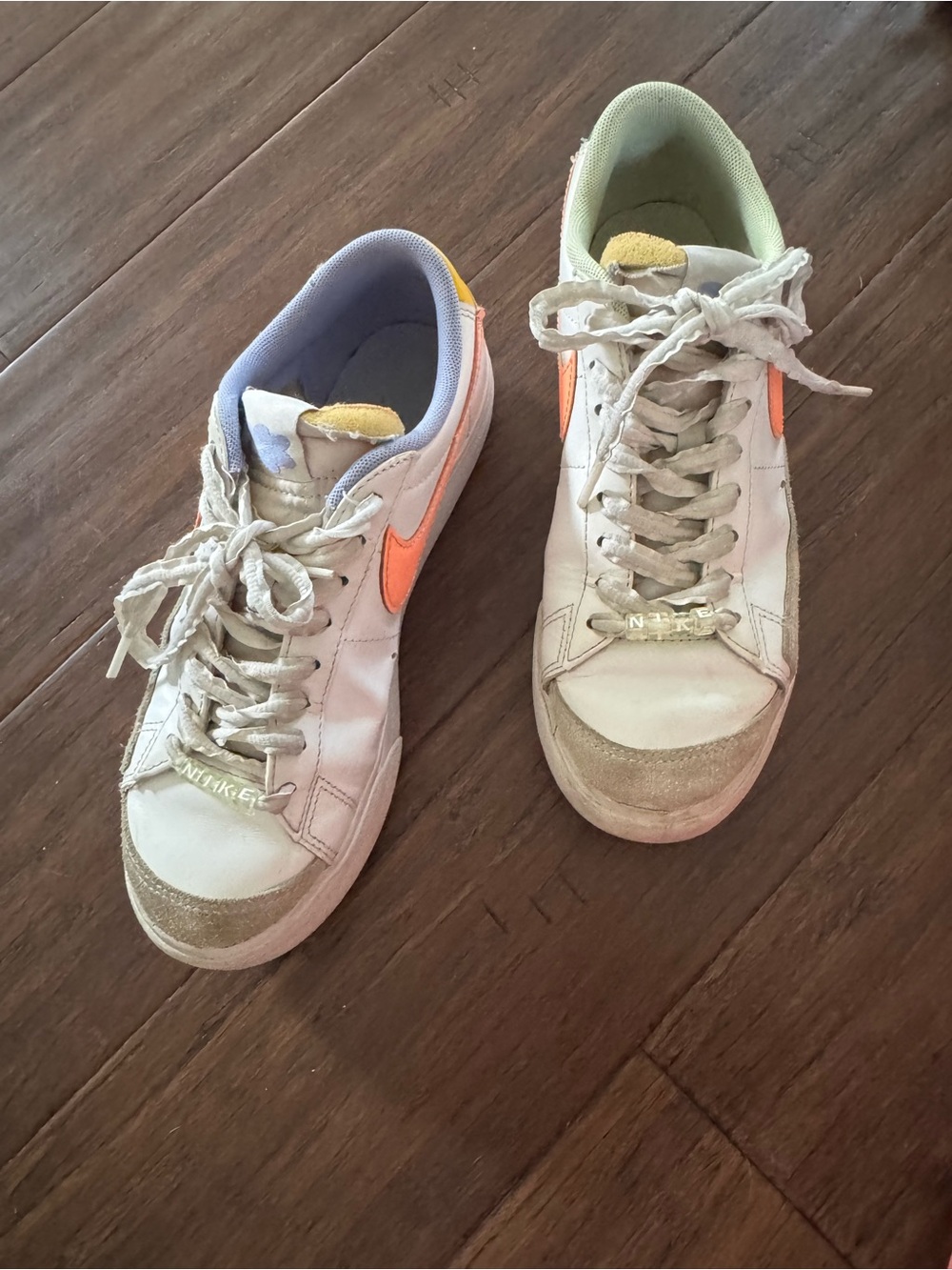 Nike Blazer Platform peach cream light thistle